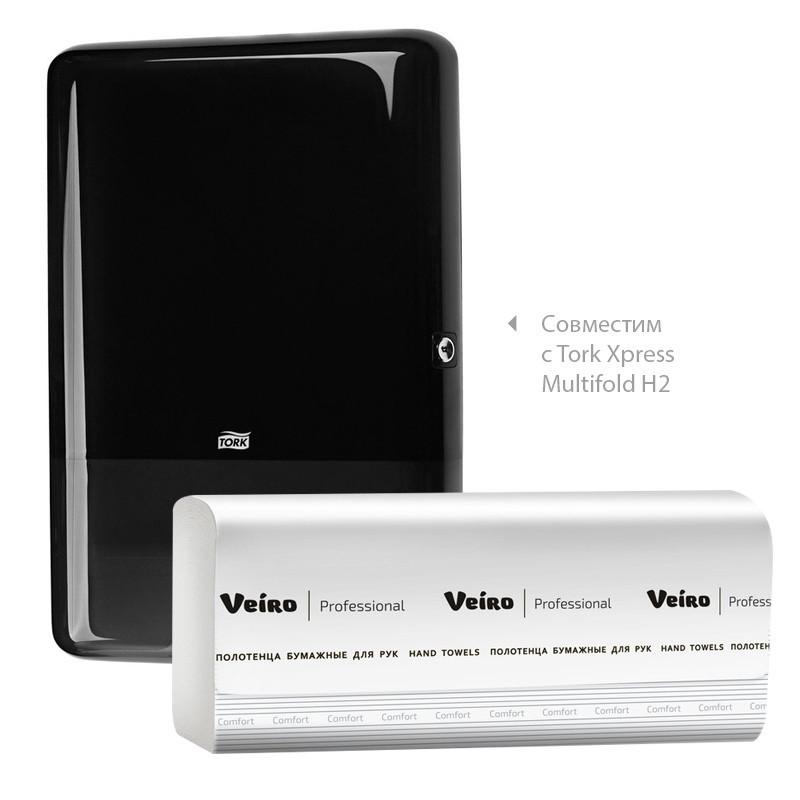 Полотенца бумажные д/держ.Veiro F2 Comf 2сл.200л/пач 21пач/кор Z-слож. KZ20