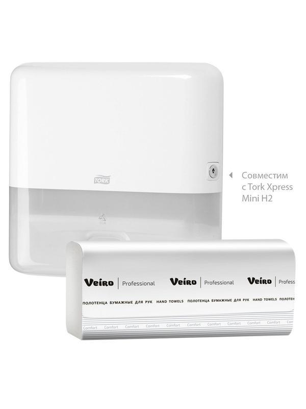 Полотенца бумажные д/держ.Veiro F2 Comf 2сл.200л/пач 21пач/кор Z-слож. KZ20