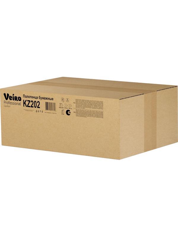 Полотенца бумажные д/держ.Veiro F2 Comf 2сл.200л/пач 21пач/кор Z-слож. KZ20