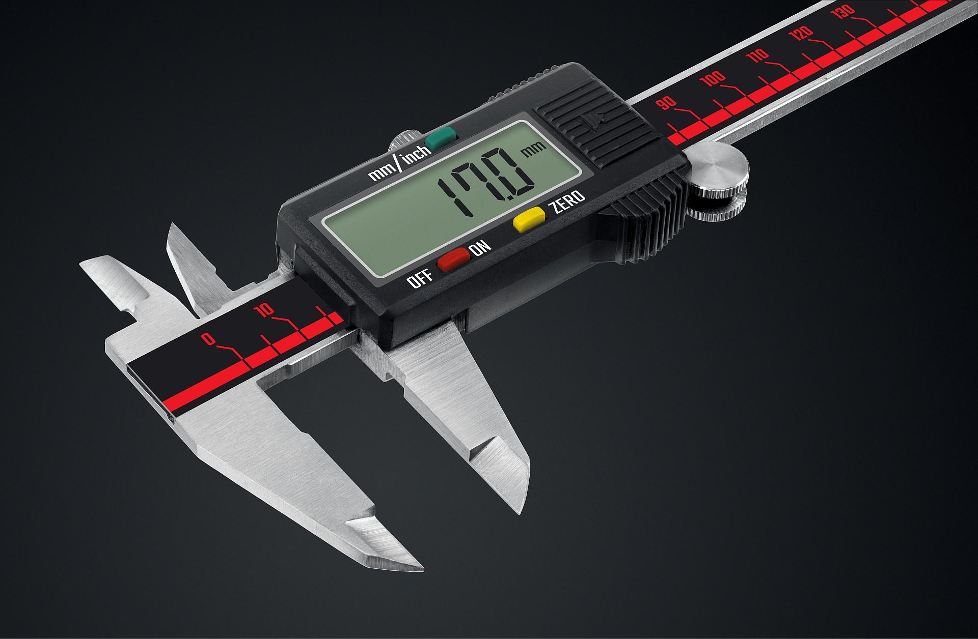 MIRAX 150 мм, электронный стальной штангенциркуль (34413-150)