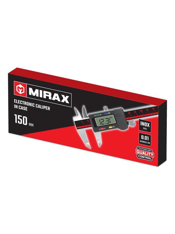 MIRAX 150 мм, электронный стальной штангенциркуль (34413-150)