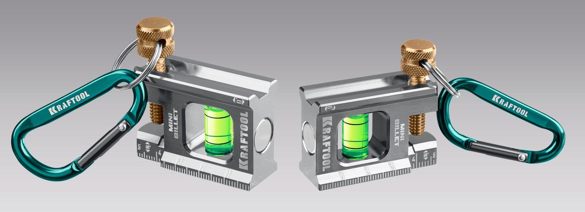 KRAFTOOL MINI BILLET 50 мм, брусковый магнитный уровень (34791)