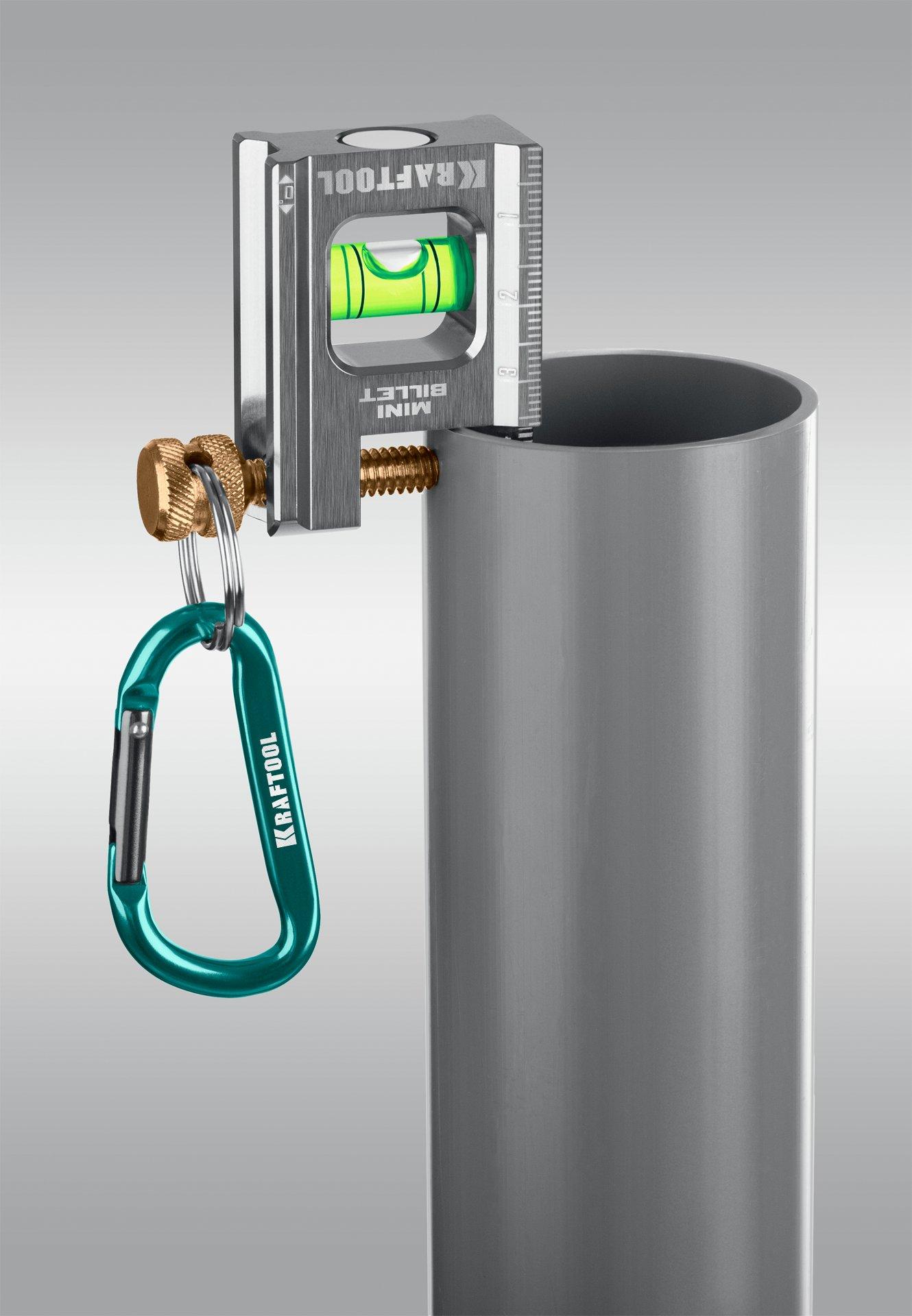 KRAFTOOL MINI BILLET 50 мм, брусковый магнитный уровень (34791)
