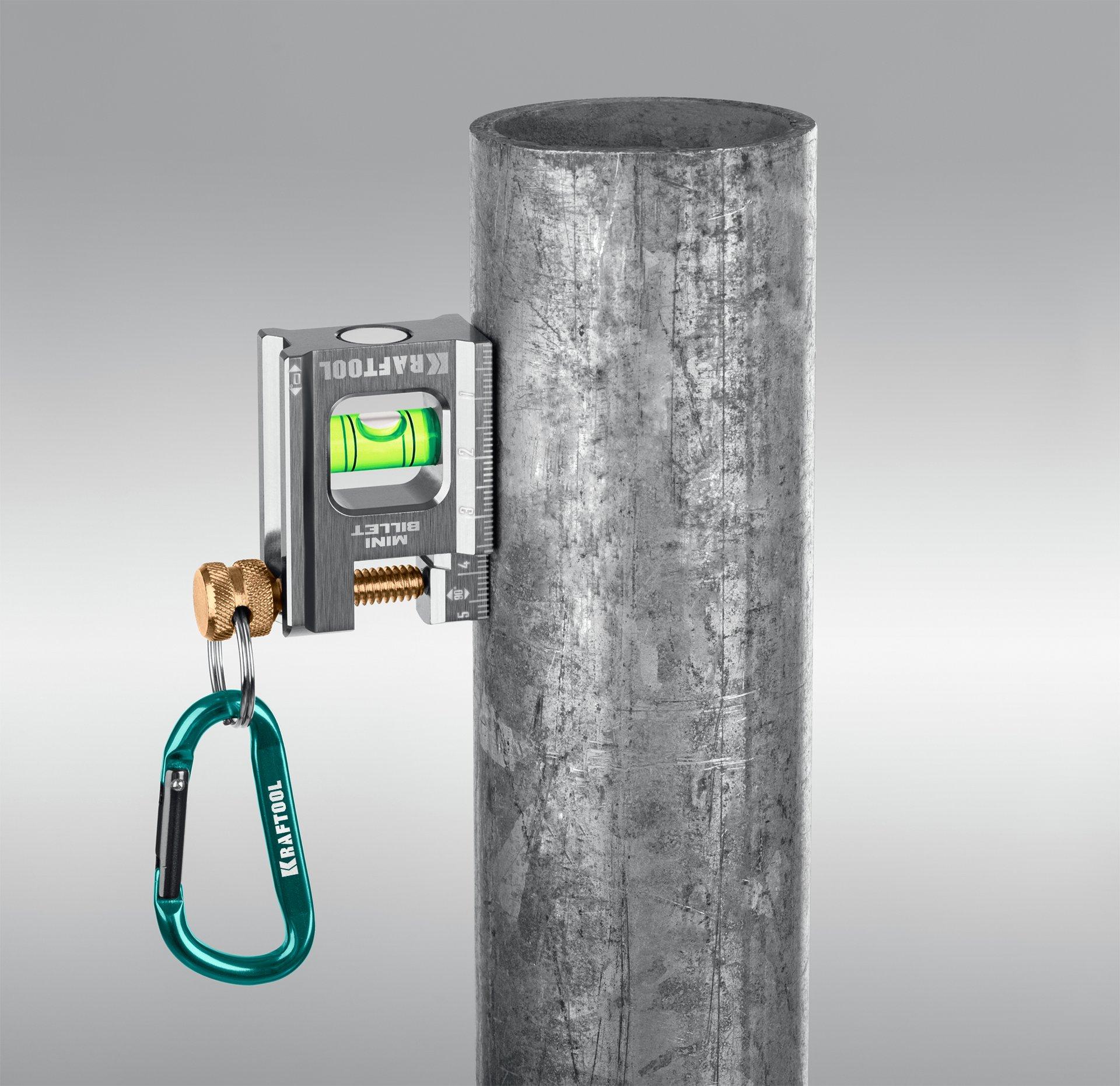 KRAFTOOL MINI BILLET 50 мм, брусковый магнитный уровень (34791)