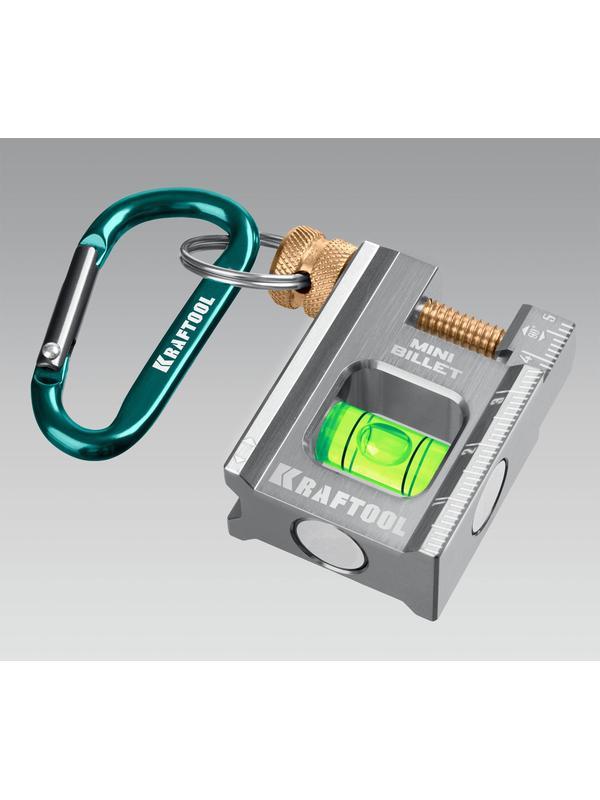 KRAFTOOL MINI BILLET 50 мм, брусковый магнитный уровень (34791)