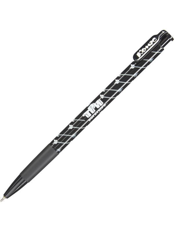 Ручка шариковая автомат. Комус Три Богатыря лин0,35мм,манж,масл,синяя