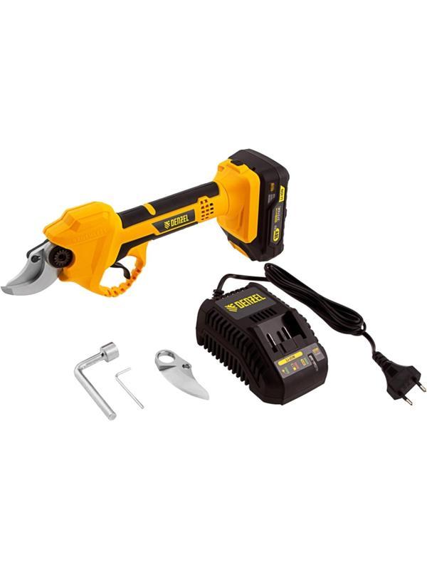 Секатор аккумуляторный Denzel CP-30 18В Li-Ion 59435