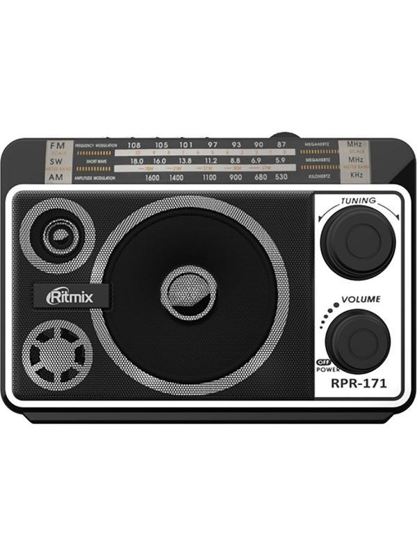 Радиоприемник Ritmix RPR-171, FM/AM/SW,  USB/MicroSD