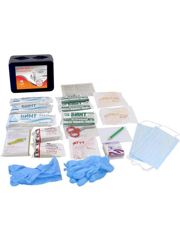 Аптечка первой помощи автомобильная ф.38. 54054 пр. №260н пластик.бокс