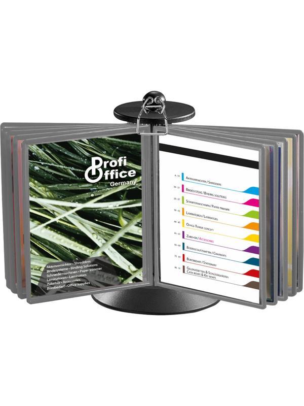 Демосистема настольная верт.вращ.ProfiOffice/Promega А4 10пан/наб,антр./сер