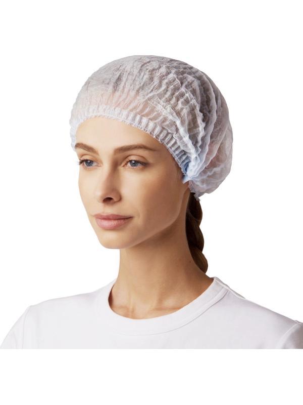 Шапочка Шарлотта н/с неткан. голубая, евроблок, Шар-10/1р-Б 500шт./в уп