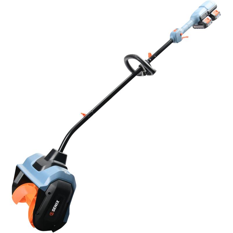 Снегоуборщик аккумуляторный X2 2x18В, ширина захвата 33 см, 2 акбх5.0Ач, ЗУ