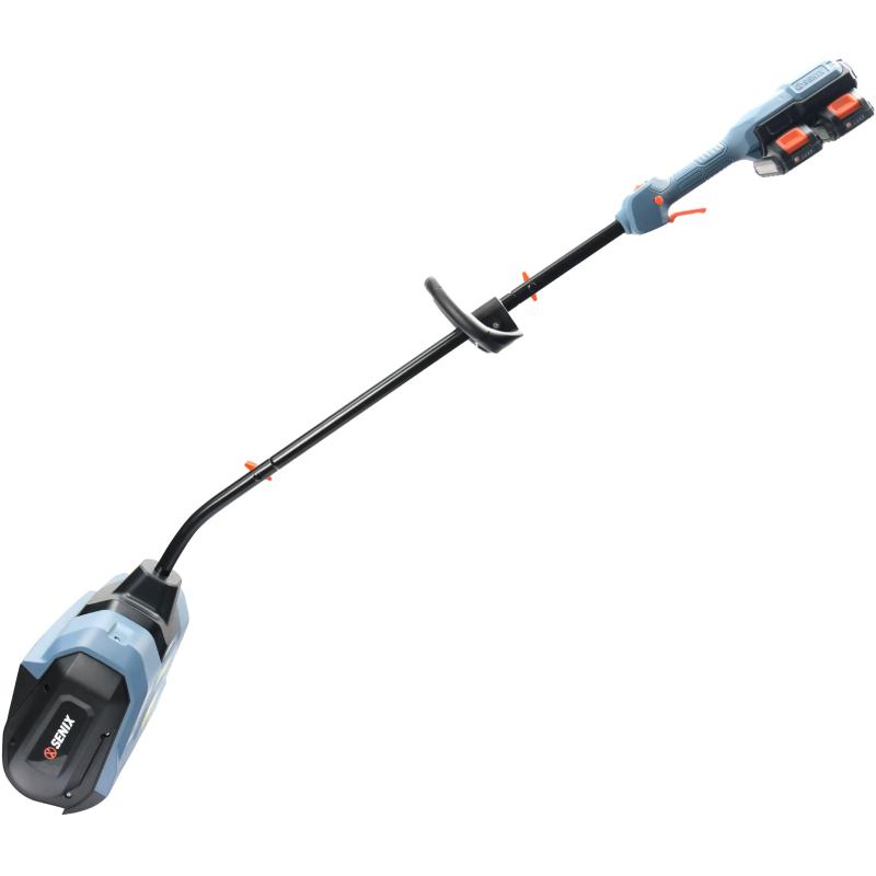 Снегоуборщик аккумуляторный X2 2x18В, ширина захвата 33 см, 2 акбх5.0Ач, ЗУ