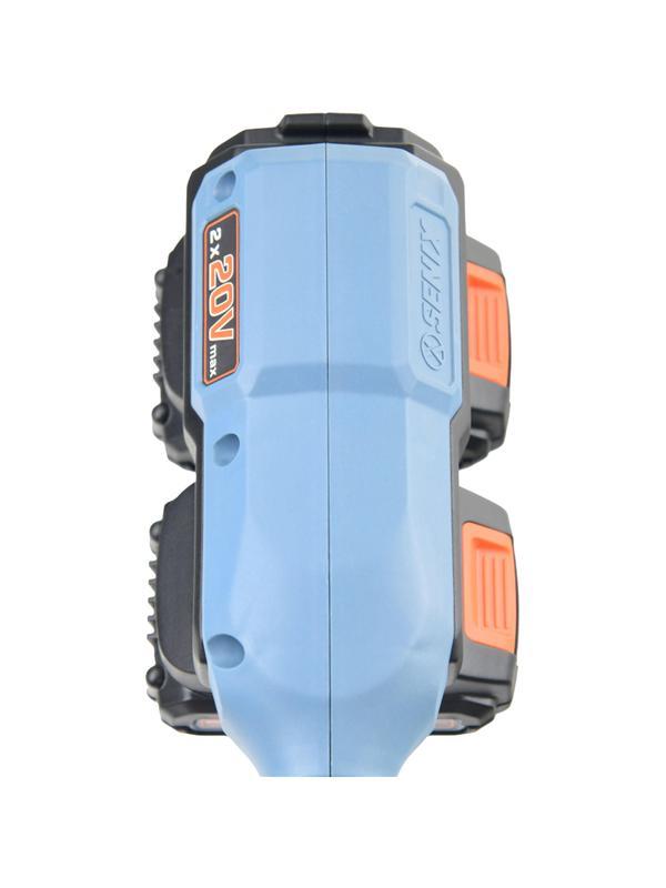 Снегоуборщик аккумуляторный X2 2x18В, ширина захвата 33 см, 2 акбх5.0Ач, ЗУ