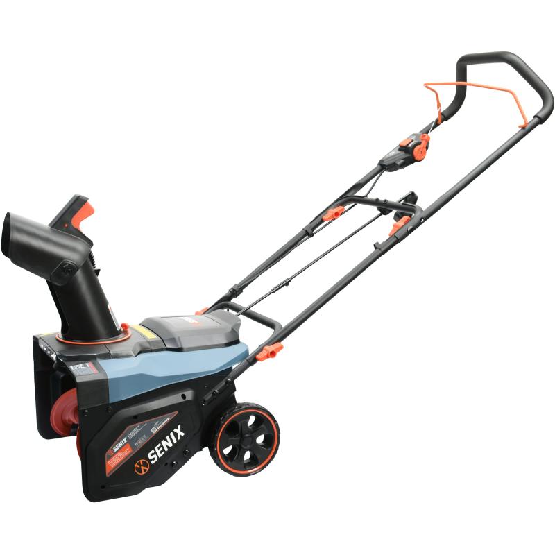 Снегоуборщик аккумуляторный X2 2x18В, ширина захвата 46 см, 2 акбх5.0Ач, ЗУ