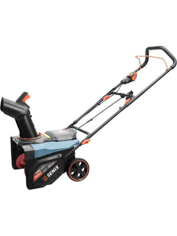 Снегоуборщик аккумуляторный X2 2x18В, ширина захвата 46 см, 2 акбх5.0Ач, ЗУ