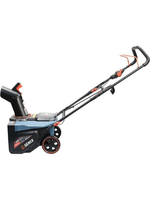 Снегоуборщик аккумуляторный X2 2x18В, ширина захвата 46 см, 2 акбх5.0Ач, ЗУ