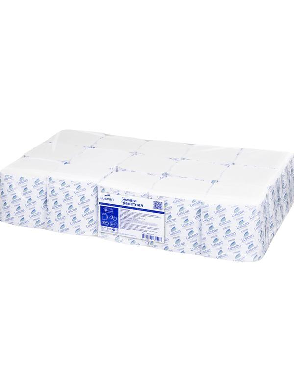 Бумага туалетная д/дисп Luscan Professional 2слбелцел250л15 пач/уп