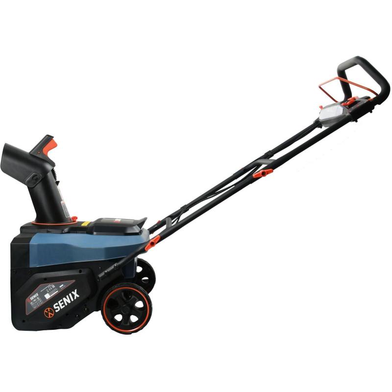 Снегоуборщик аккумуляторный X2 2x18В, ширина захвата 53 см, 2 акбх5.0Ач, ЗУ