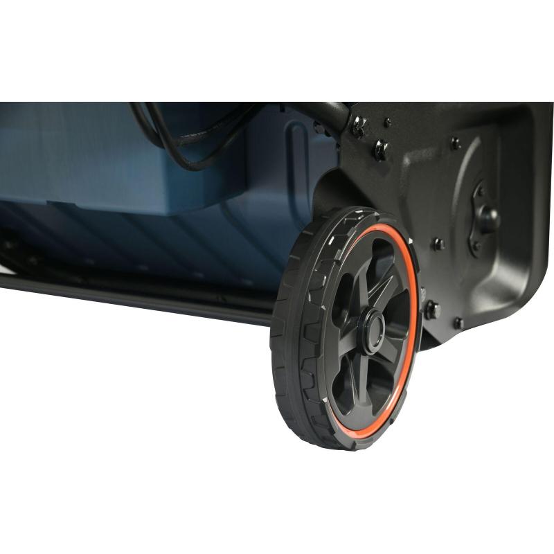 Снегоуборщик аккумуляторный X2 2x18В, ширина захвата 53 см, 2 акбх5.0Ач, ЗУ