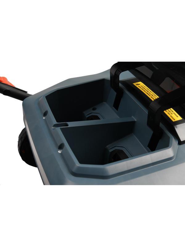 Снегоуборщик аккумуляторный X2 2x18В, ширина захвата 53 см, 2 акбх5.0Ач, ЗУ