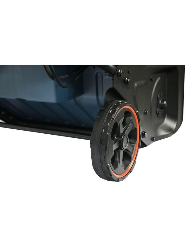 Снегоуборщик аккумуляторный X2 2x18В, ширина захвата 53 см, 2 акбх5.0Ач, ЗУ