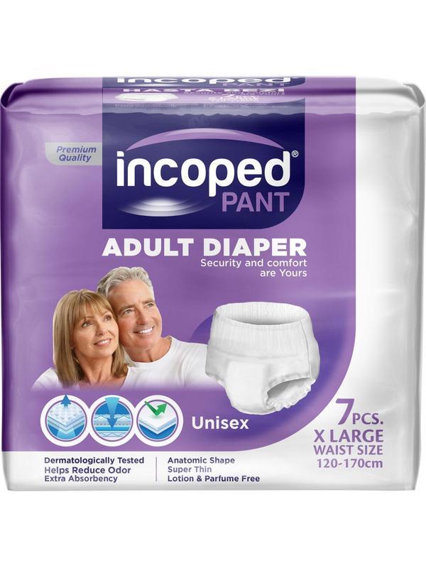 Трусы впитывающие для врослых, Extra Large(XL), Incoped 7шт/уп