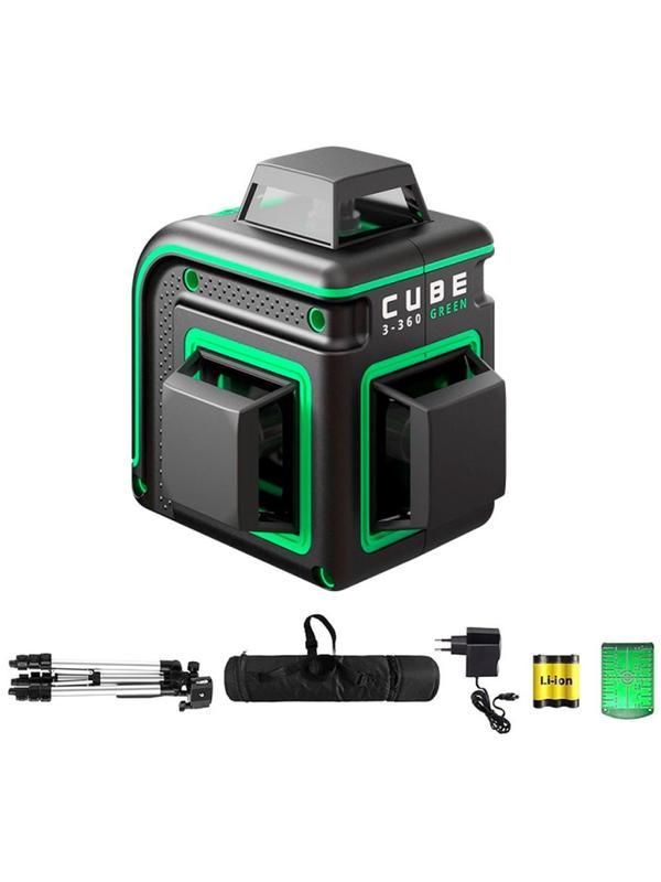 Уровень лазерный ADA CUBE 3-360 GREEN Professional Edition