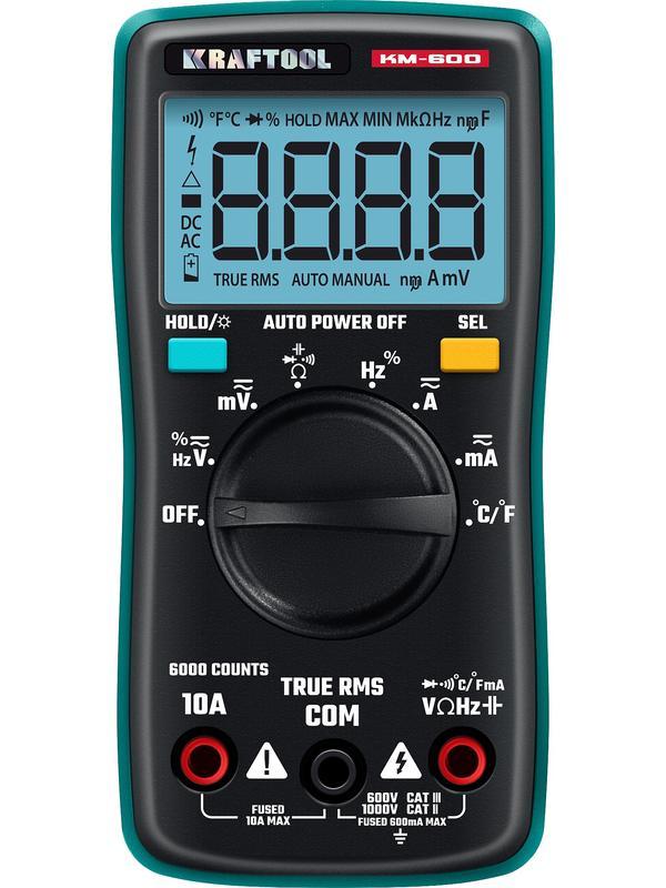 KRAFTOOL KM-600 цифровой мультиметр (59854)
