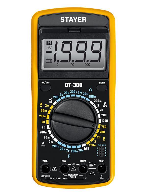STAYER DT-300 Цифровой мультиметр (45321)