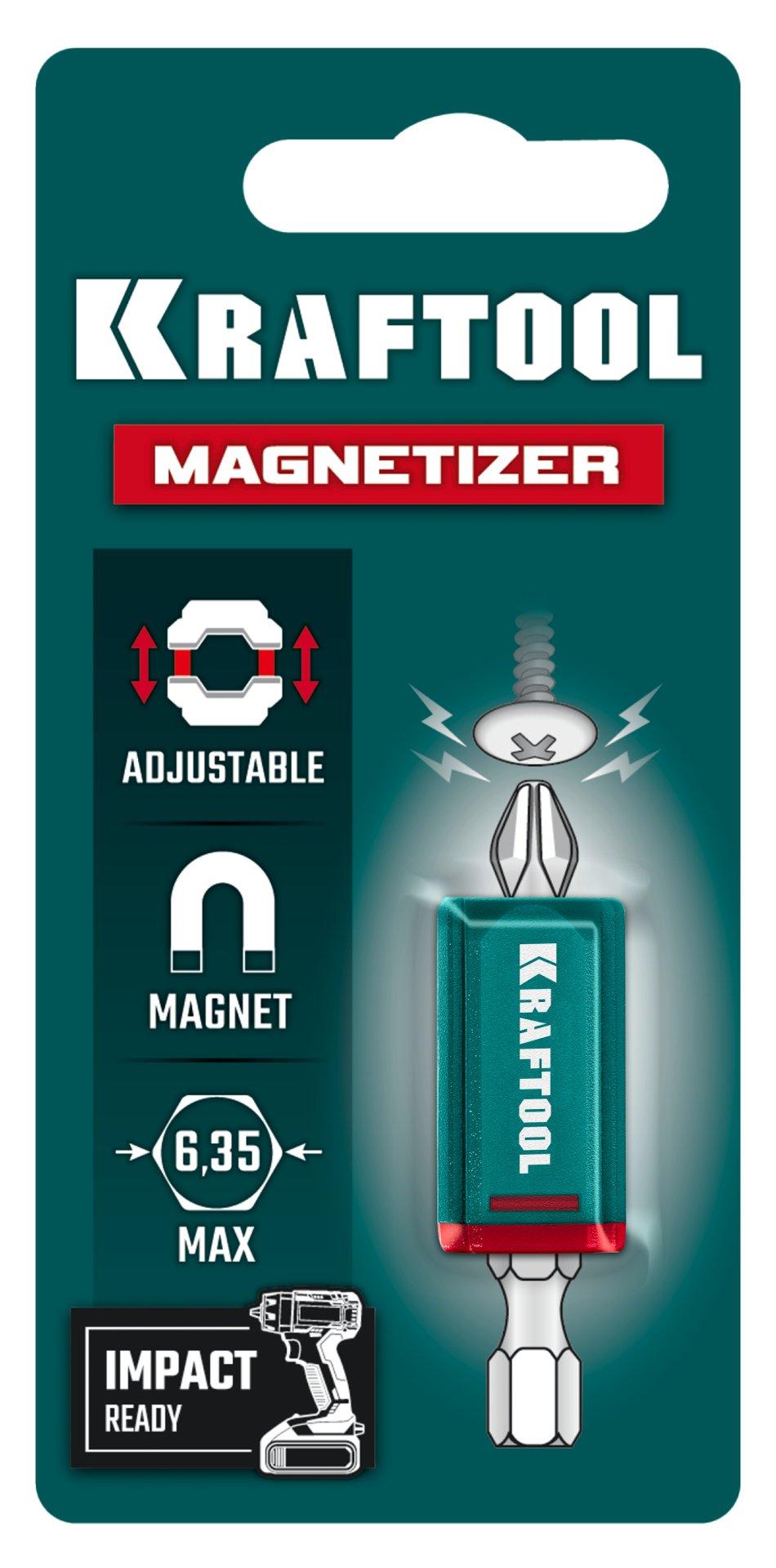 KRAFTOOL MAGNETIZER магнитный держатель для крепежа (26777)