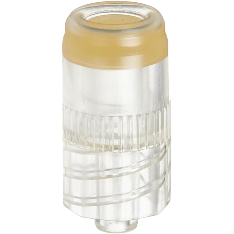 Заглушка Ин-стоппер с инъекц.мембраной, желтая, Polymed 300шт/уп