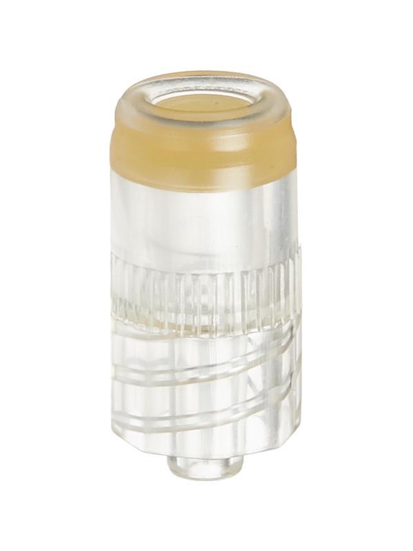 Заглушка Ин-стоппер с инъекц.мембраной, желтая, Polymed 300шт/уп