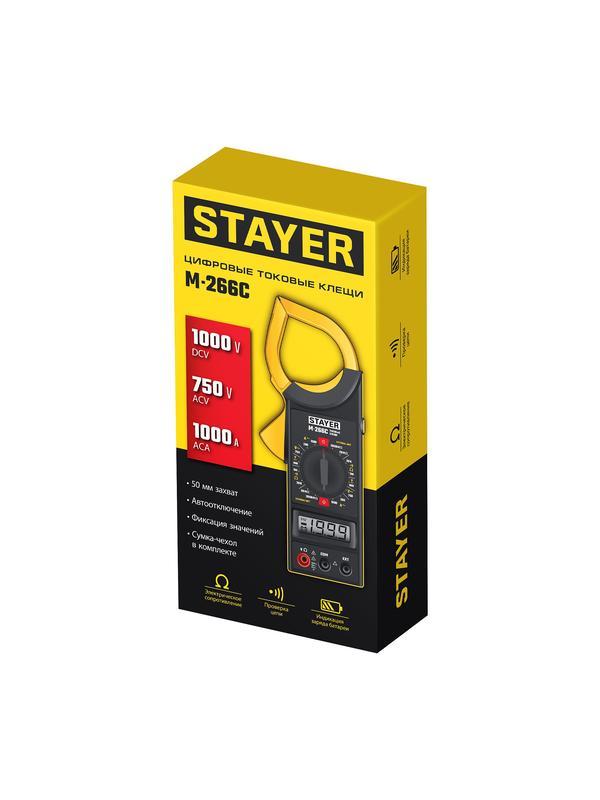 STAYER M266C Цифровые токовые клещи (59820)