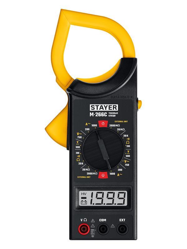 STAYER M266C Цифровые токовые клещи (59820)