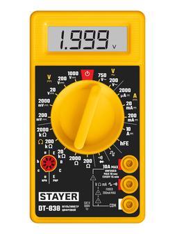 STAYER DT-838 Цифровой мультиметр (45306)