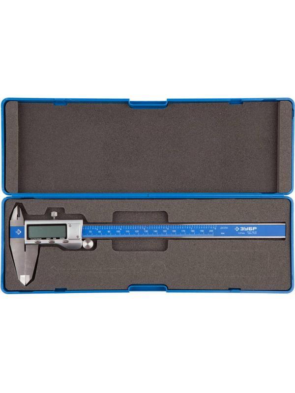 Штангенциркуль электронный ЗУБР  ШЦЦ-I-200-0.01, 200 мм (34463-200)