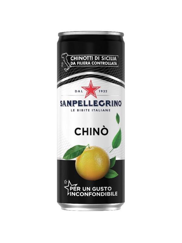 Напиток SanPellegrino Chino с экстрактом померанца ср/газ ж/б 0,33л