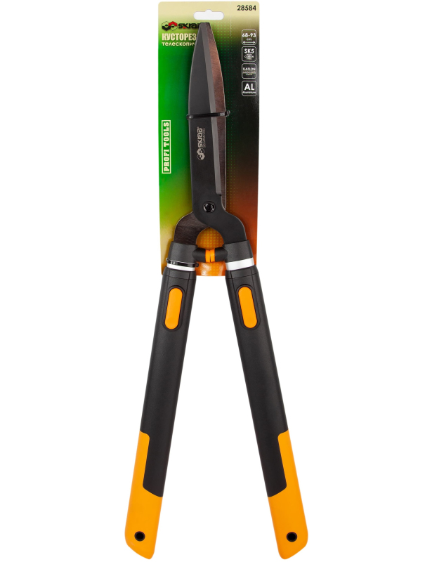 Кусторез садовый Skrab 28584 ручной лезвие тефлоновое / 680/930 мм.