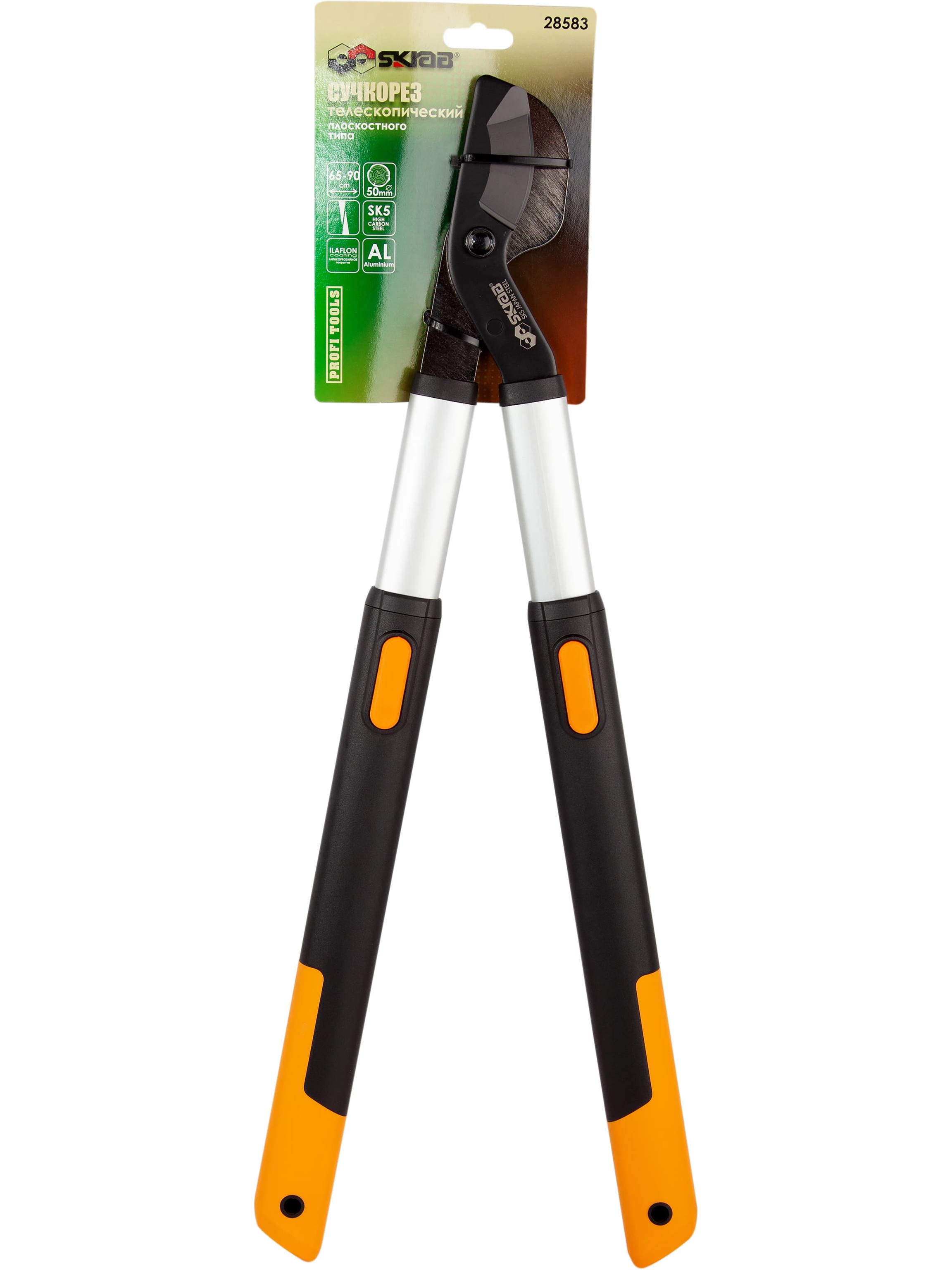 Сучкорез садовый Skrab 28583 ручной лезвие тефлоновое / 680/930 мм.