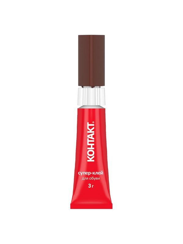 Клей специальный Супер-клей КОНТАКТ Для обуви, 3 г, арт. КМ 288 - 312 ОБ