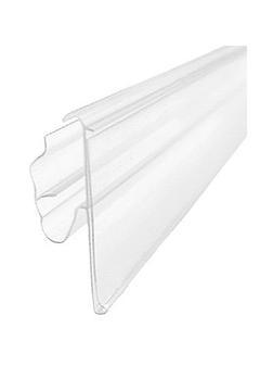 Ценникодержатель полочный двухпозиционный LST39 дл.1238мм, прозр,60шт/уп