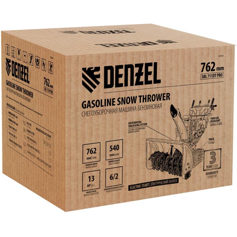 Снегоотбрасыватель Denzel SBL 711DT PRO 420cc эл.старт
