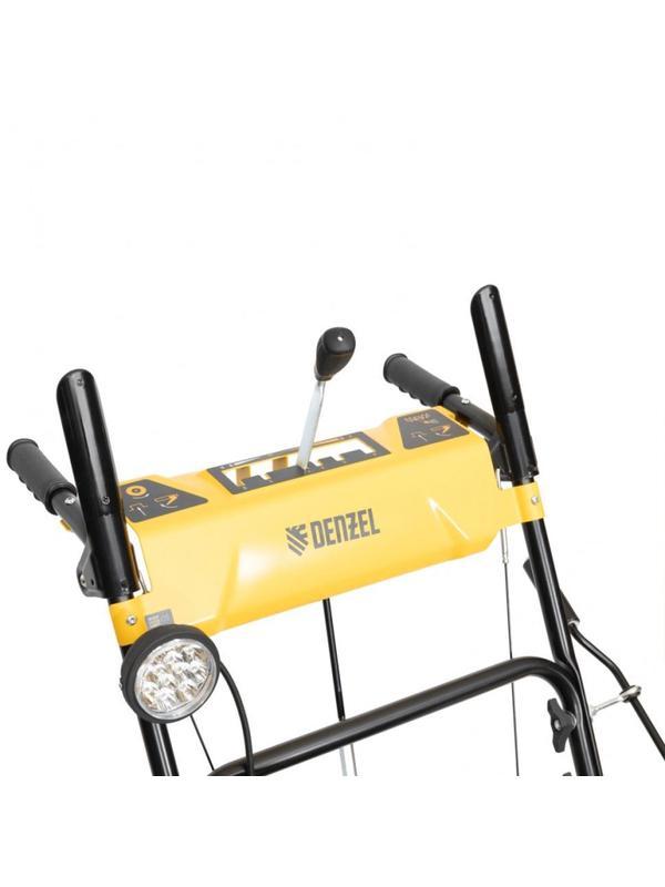Снегоотбрасыватель Denzel SBM 610, 212 cc, ручной старт, фара