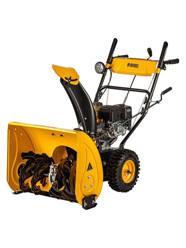 Снегоотбрасыватель Denzel SBM 610, 212 cc, ручной старт, фара