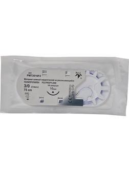 Шовный материал ПОЛИПРОПИЛЕН 3/0, реж. 16мм, 3/8, 75см уп/12 шт