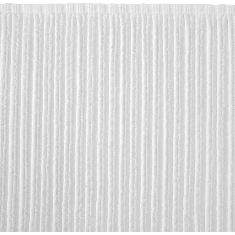 Коврик для ванной фактурный белого цвета из коллекции Essential, 50х80 см