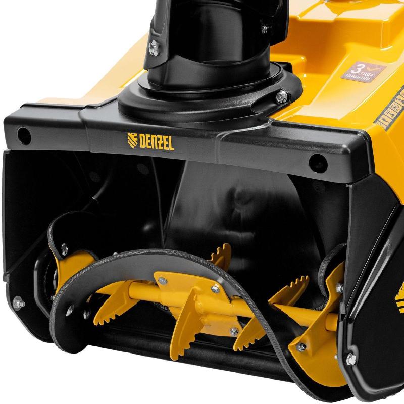 Снегоотбрасыватель Denzel SB 460 E  99cc, шнек SnowCrusher  (97649)