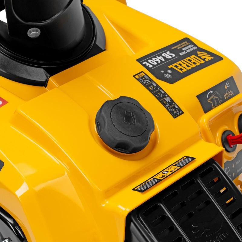 Снегоотбрасыватель Denzel SB 460 E  99cc, шнек SnowCrusher  (97649)