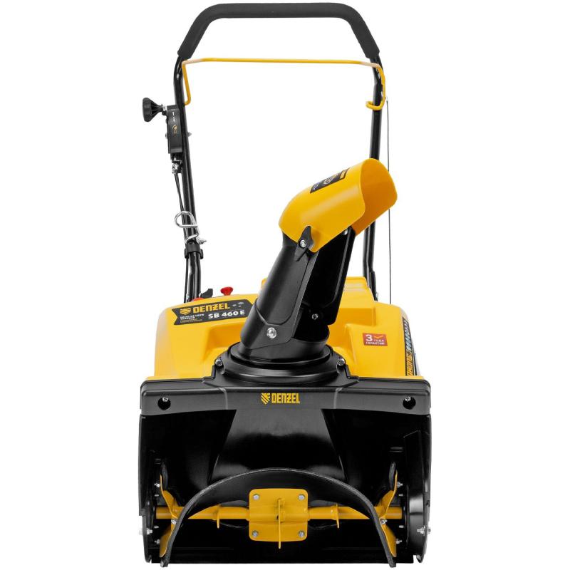 Снегоотбрасыватель Denzel SB 460 E  99cc, шнек SnowCrusher  (97649)